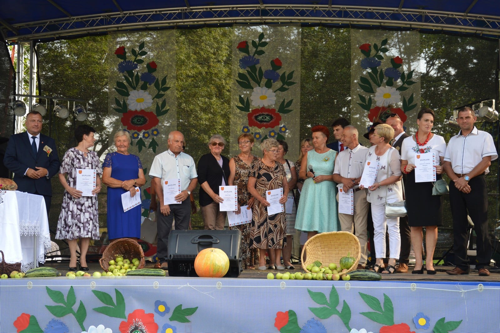 Uczestnicy konkursu na najpiękniejszy ogród gminy Ryglice