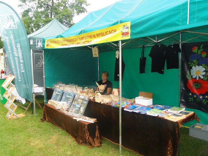 Stoisko promocyjne CKPiT w Ryglicach