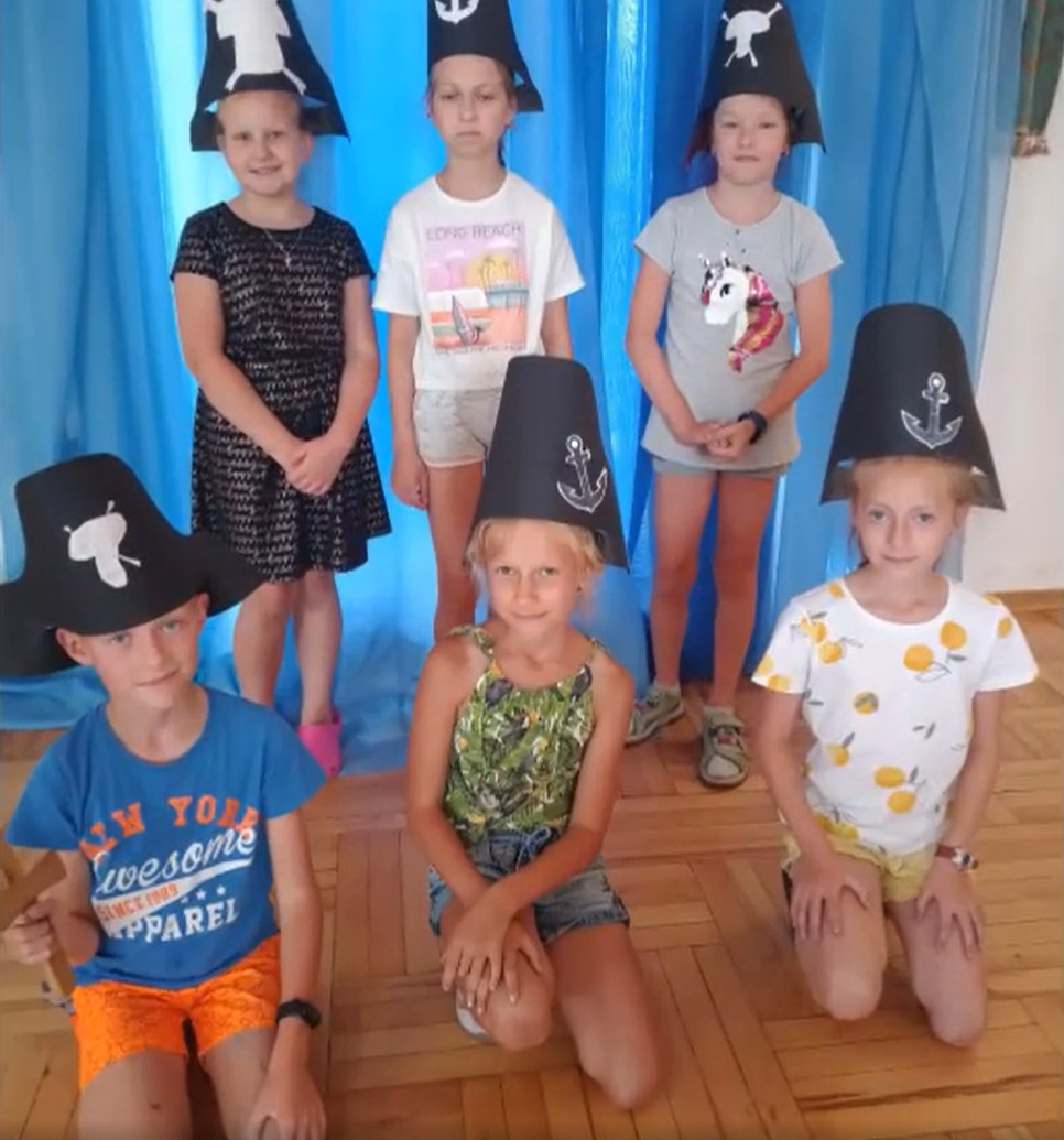 Uczestnicy zajęć wakacyjnych