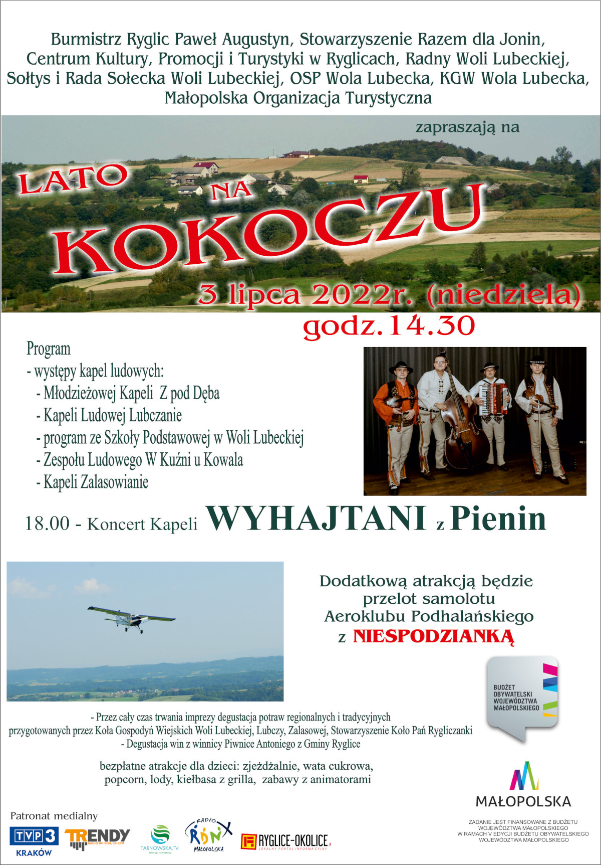 Plakat informujący o wydarzeniu