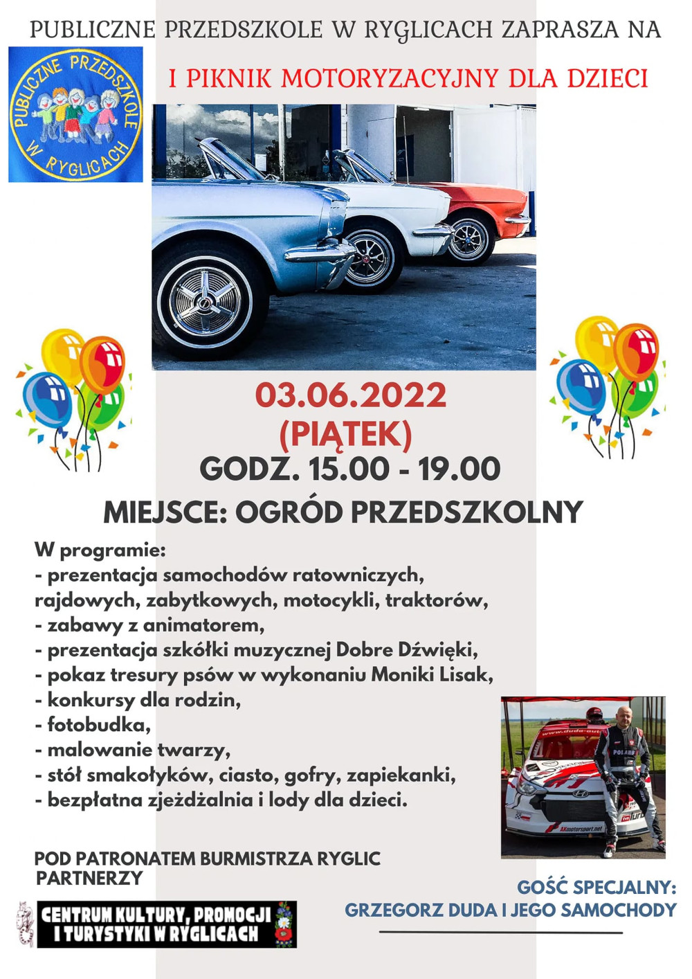 Plakat informujący o wydarzeniu