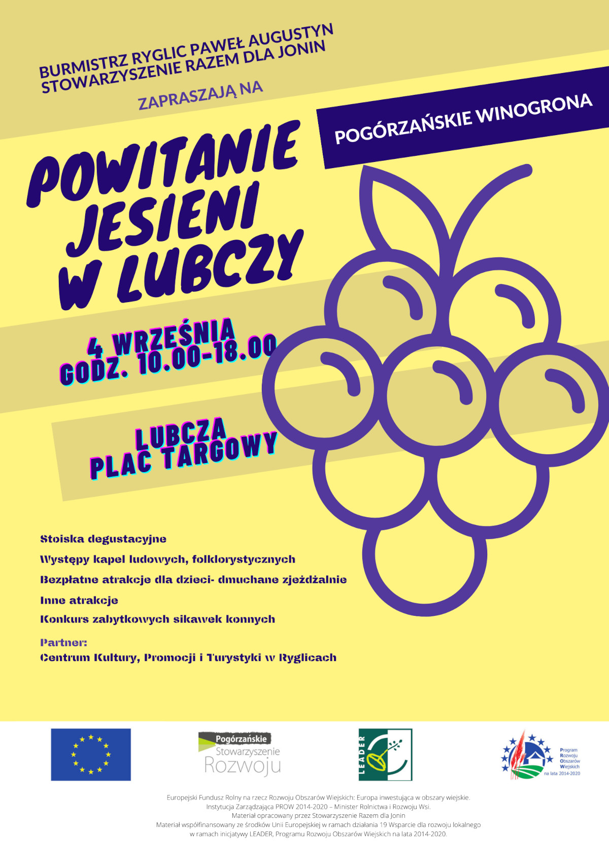 Plakat informujący o wydarzeniu