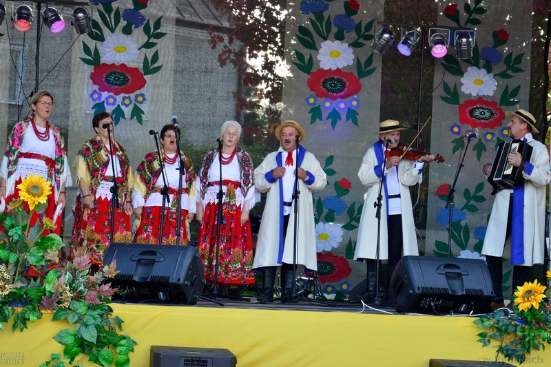 Jeden z występujących zespołów ludowych