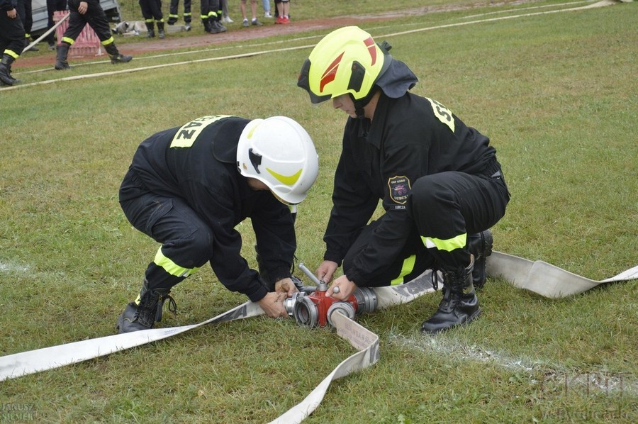 Strażacy podczas zawodów