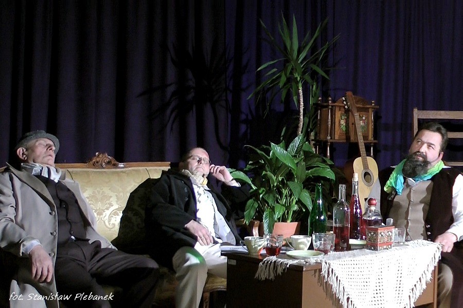 Fragment przedstawienia Grupy Teatralnej z Ryglic