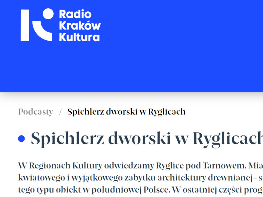 Radio Kraków- screen strony internetowej