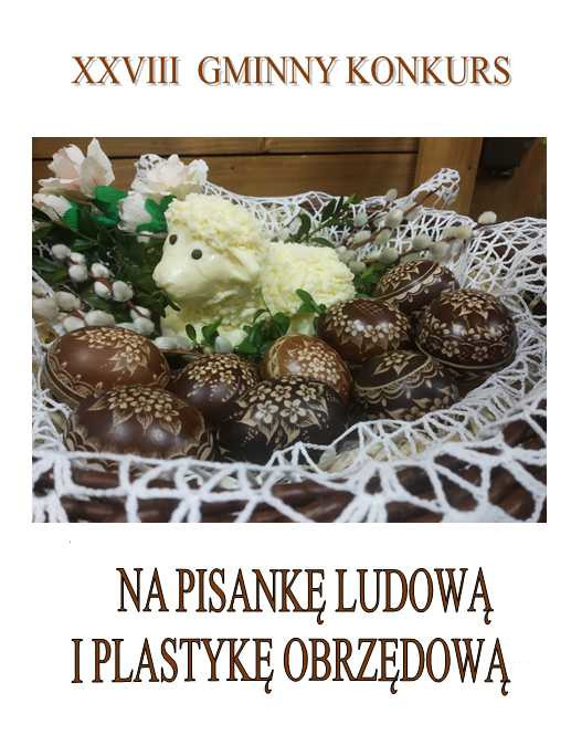 Plakat informujący o konkursie