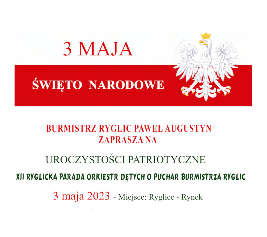 Informacja o wydarzeniu 3 Maja