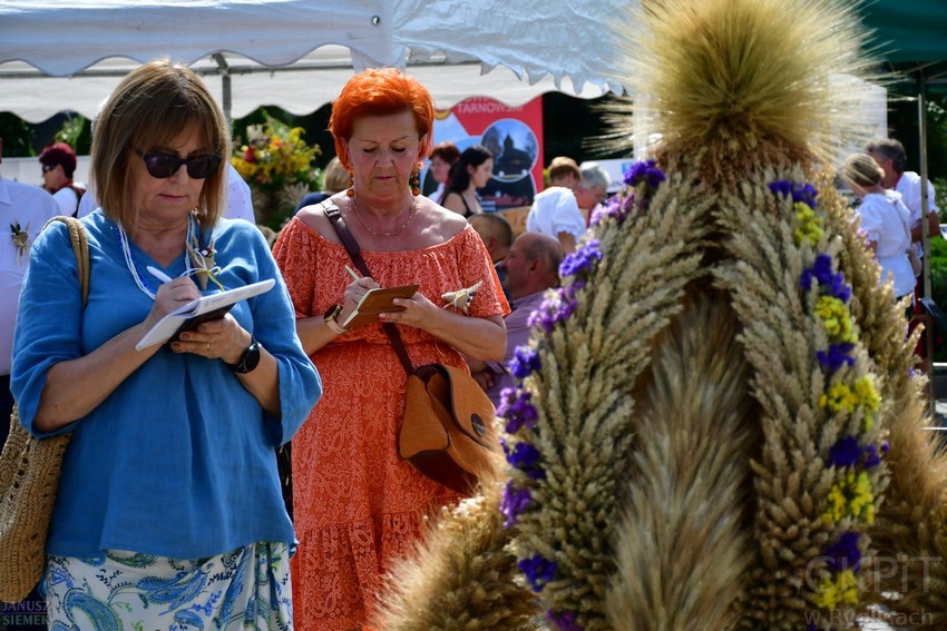 Dożynki w Ryglicach - ocena wieńców