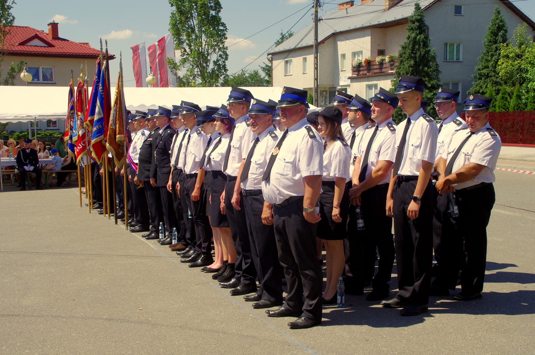 Jubileusz OSP w Zalasowej- strażacy