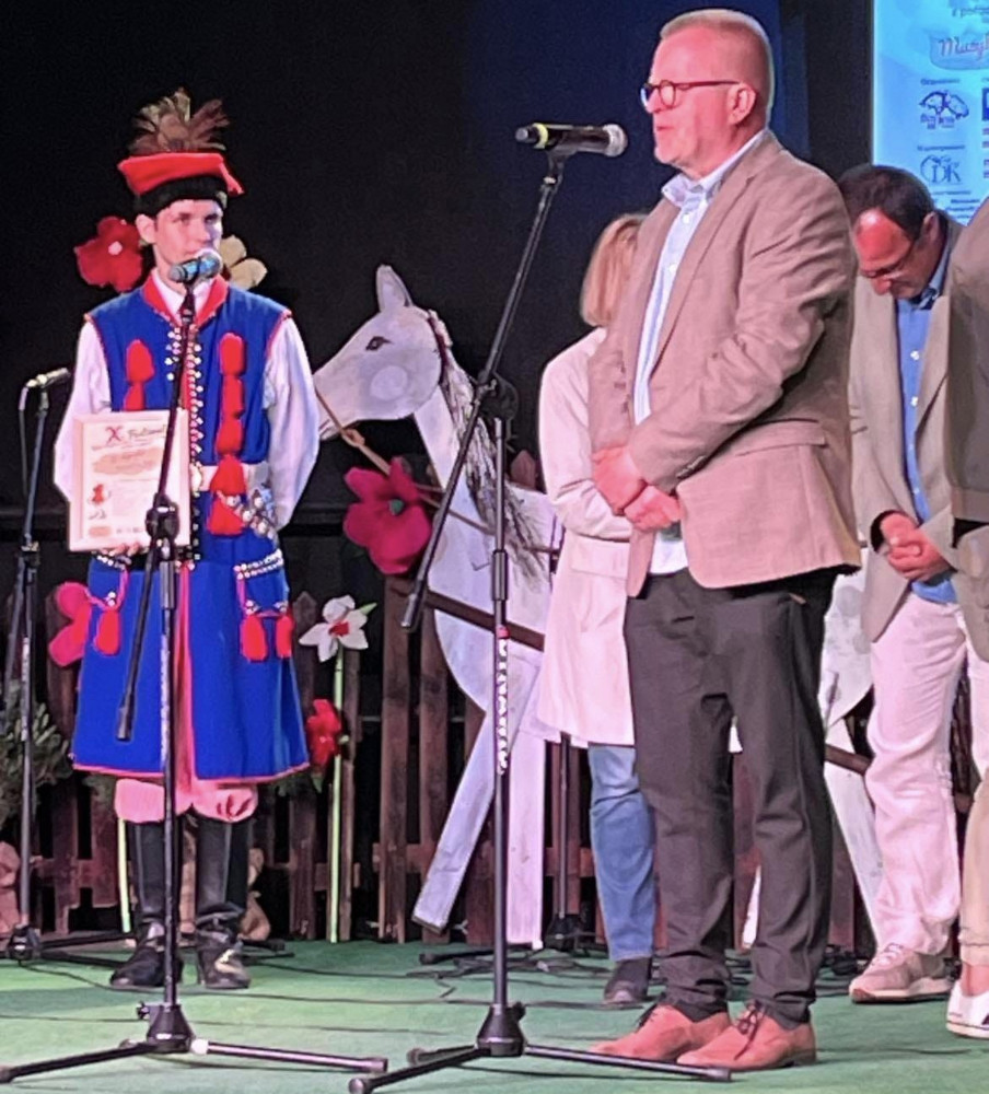 Wręczenie dyplomu w Kolbuszowej