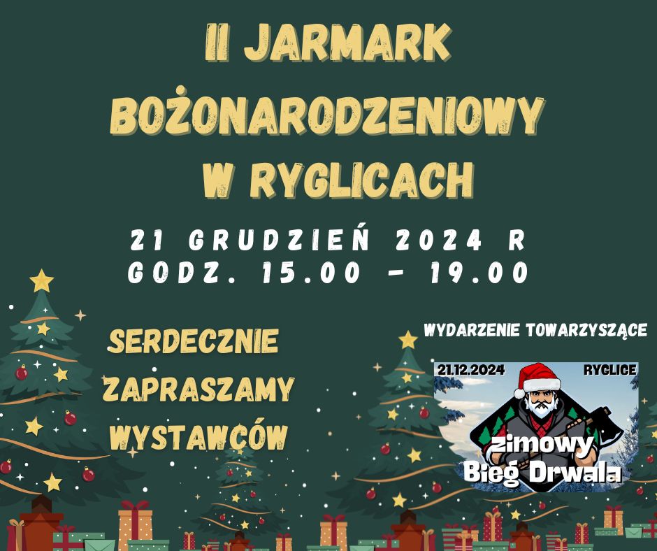 Wstępna informacja o Jarmarku Bożonarodzeniowym w Ryglicach