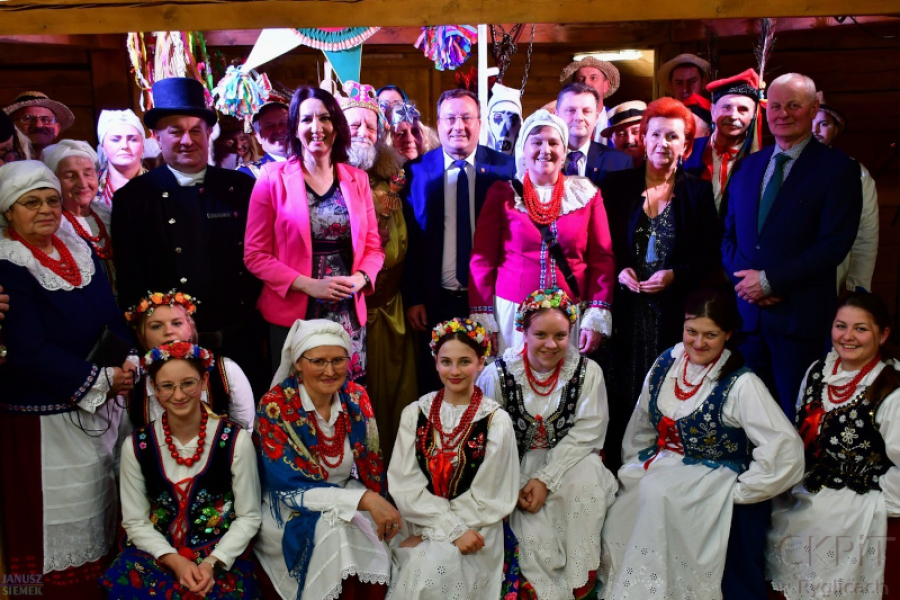 Uczestnicy kolędowania