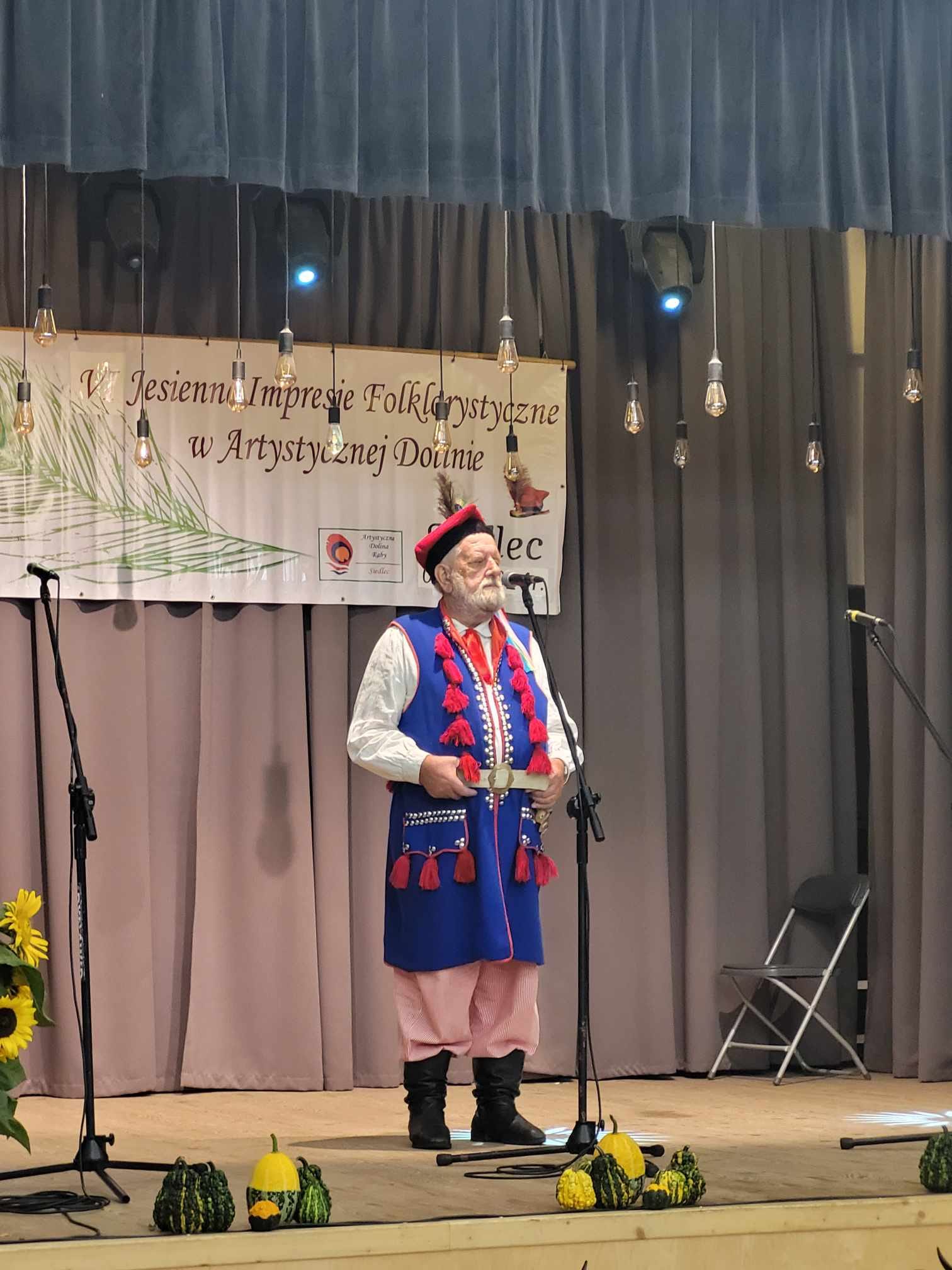Kazimierz Mazur podczas występu