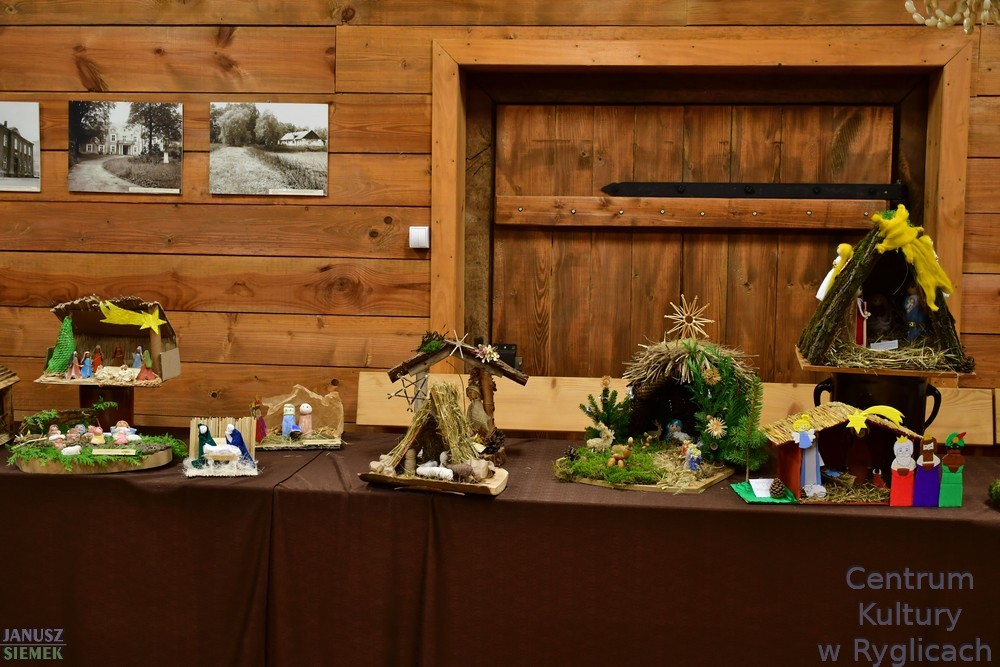 Fragment wystawy szopek