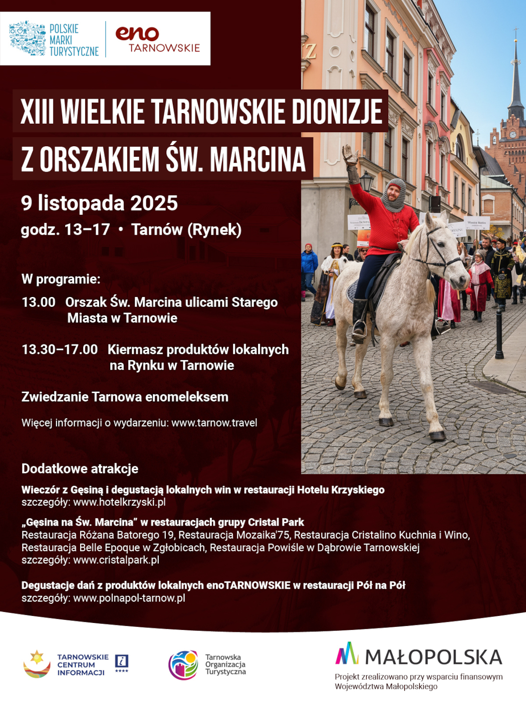 Informacja o wydarzeniu: XIII Wielkie Tarnowskie Dionizje