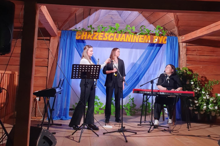 Przesłuchania konkursu Piosenki Religijnej - zespół Fraza