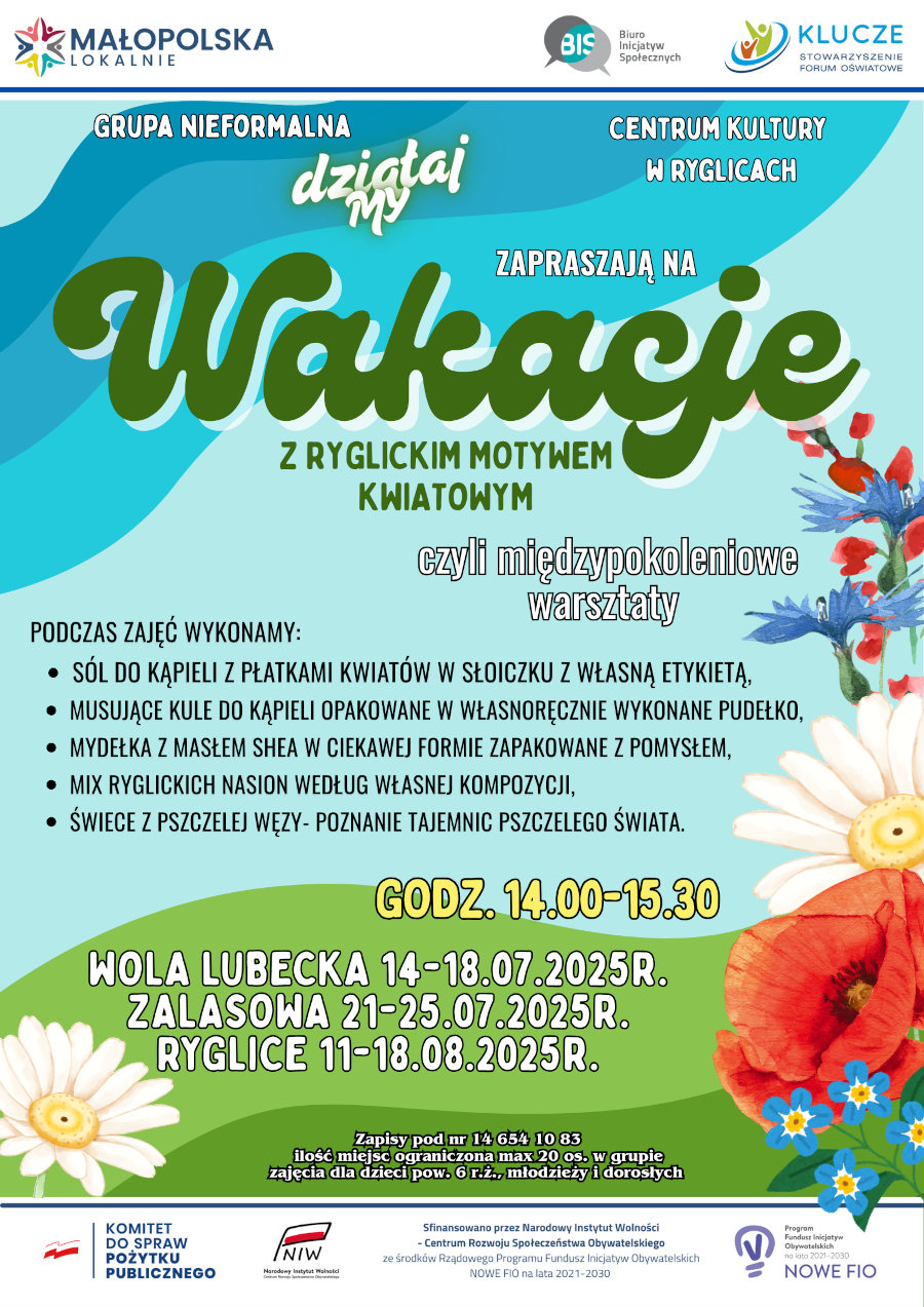 Informacja o warsztatach kwiatowych