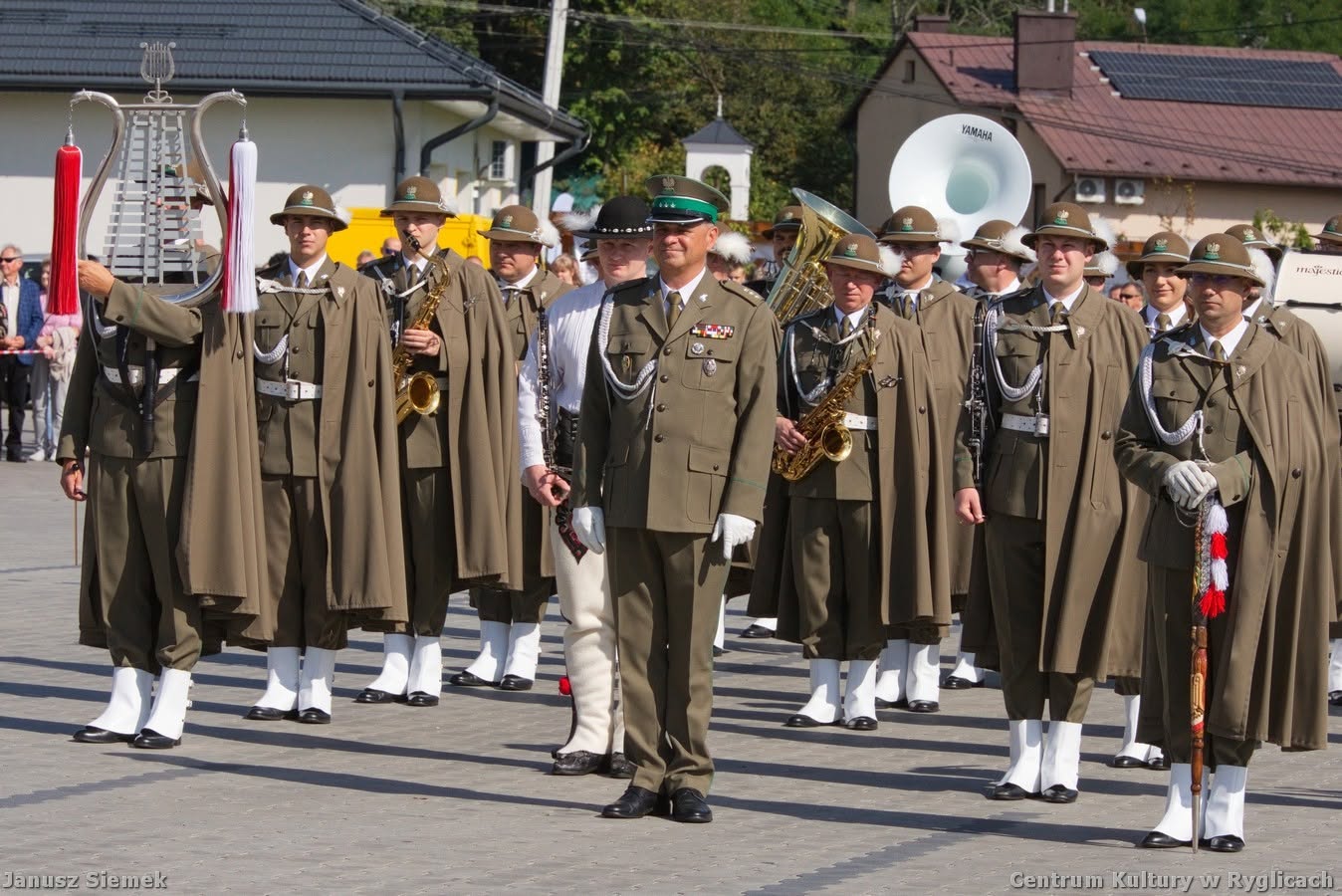 Występ Orkiestry Reprezentacyjnej Straży Granicznej z Nowego Sącza