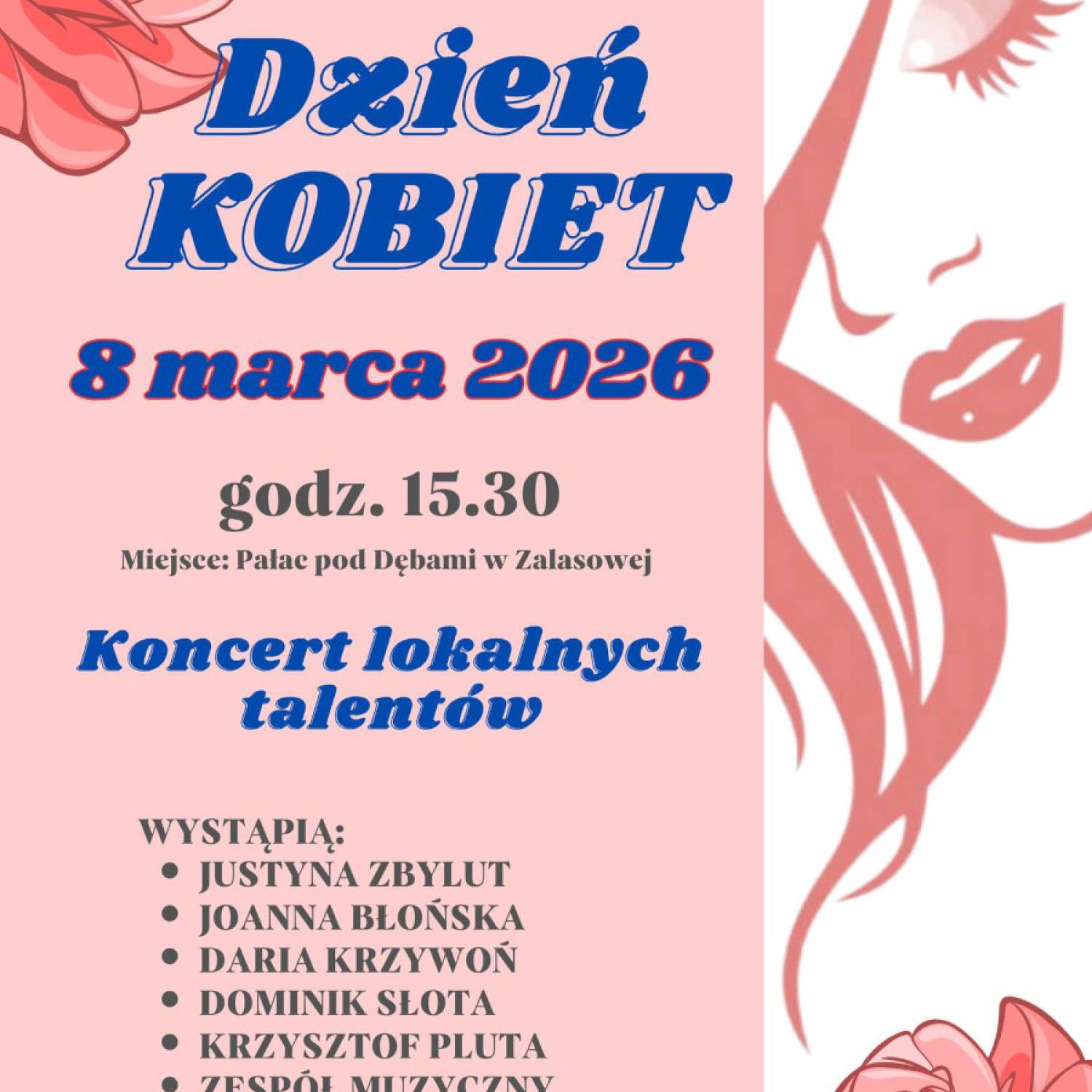 Dzień Kobiet – koncert lokalnych talentów