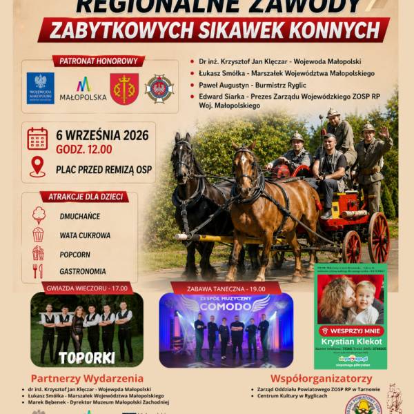 X Jubileuszowe Regionalne Zawody Zabytkowych Sikawek Konnych